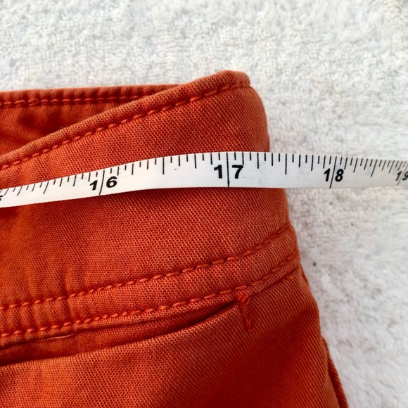 J. Crew Mercantile Pants Trousers Sz. 12 Rust Stretch - Picture 5 of 7